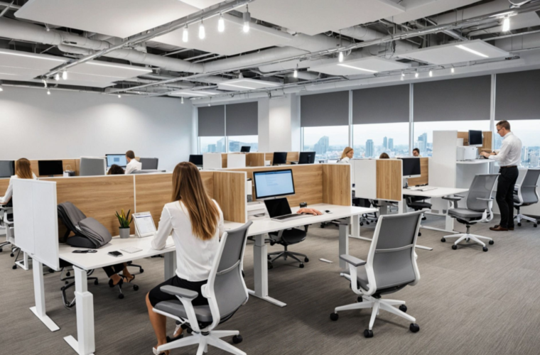 diseño oficina comercial reforma arquitectura spaxora