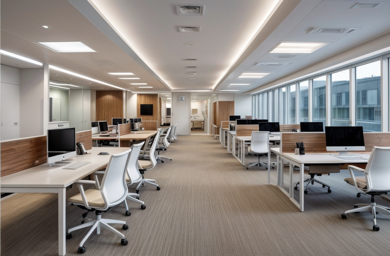 diseño oficina comercial reforma arquitectura spaxora