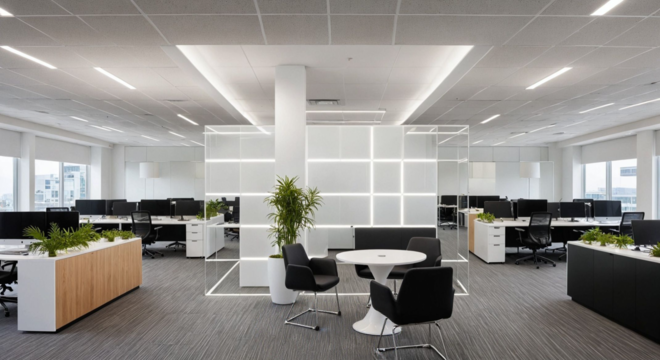 diseño oficina comercial reforma arquitectura spaxora